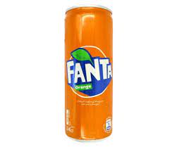 Eau Gazeuse Fanta Orange Canette 24CL